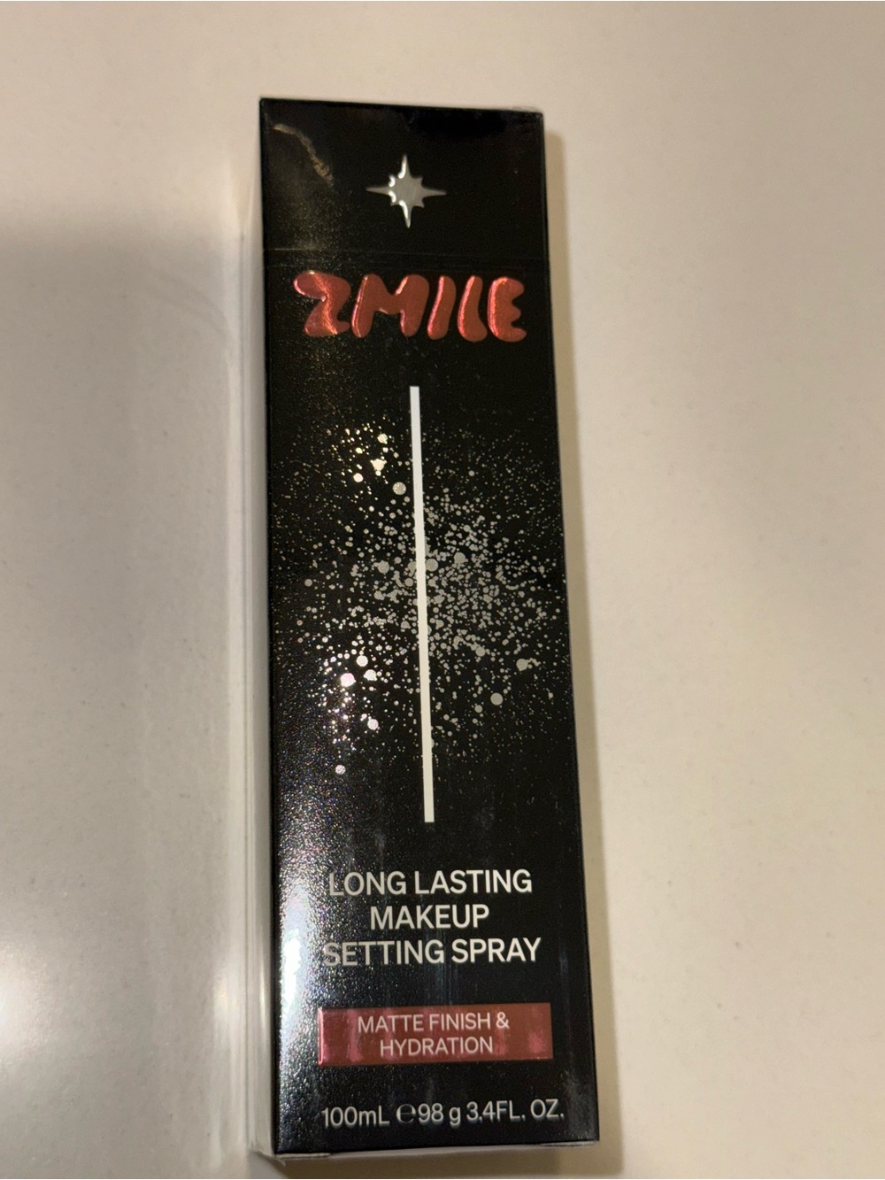 Long Lasting Makeup Setting Spray - Matte Finish & Hydration (Black)